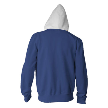 Detective Conan Cosplay Conan Sudadera Estampada con Cremallera para Adultos Unisex